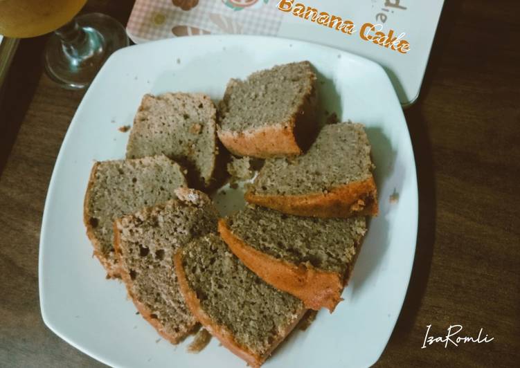 Anti Ribet, Membuat Banana Cake enak dan mudah