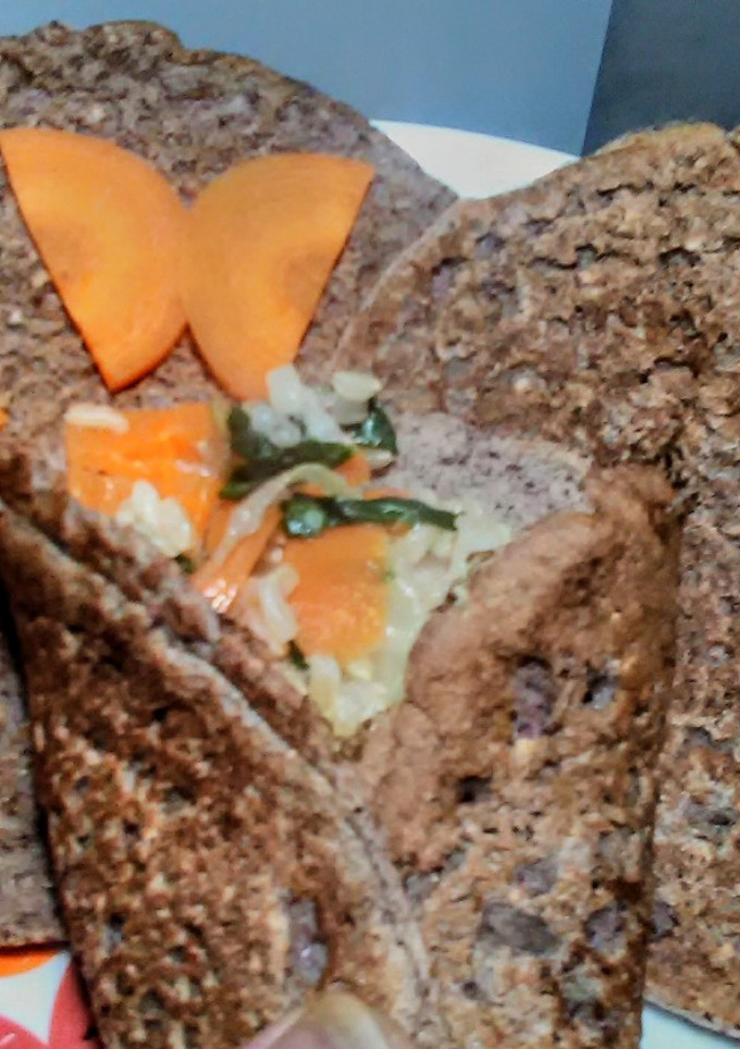 Una foto de Tortitas de legumbres veganas