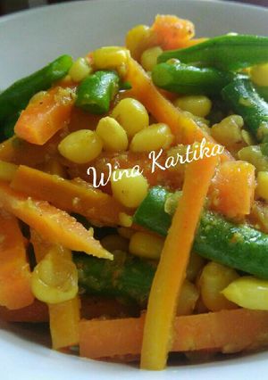 Foto resep Buncis Wortel Jagung Bumbu Kuning #indonesiamemasak