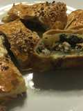Strudel espinaca, ricotta y nuez