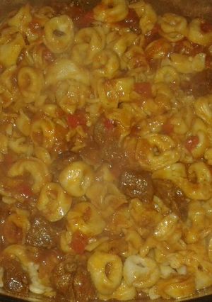 Una foto de Capelletinis con tuco