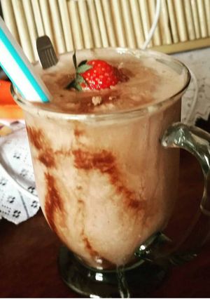 Una foto de Frappe de chocolate