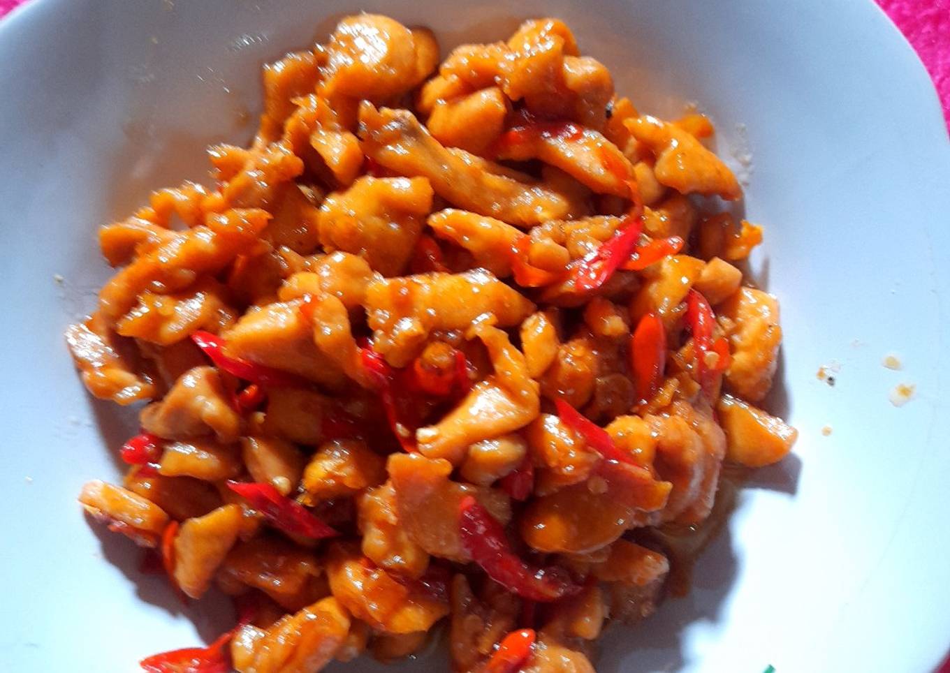 Tumis ayam filet