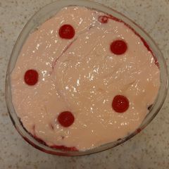 A picture of Layered Fruit Custard.