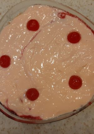A picture of Layered Fruit Custard.