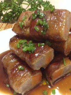 紅白配&豬肉醬燒 便當菜 常備菜 的食譜成品照片