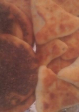 صورة لوصفة فطائر الزعتر والجبنه البيضاء