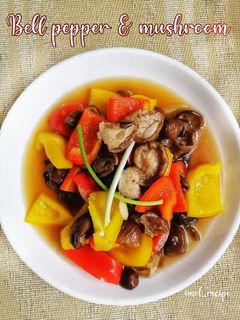 Gambar Bell pepper & mushroom