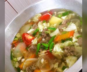 Resep Terbaik Sop daging sayuran Enak dan Sehat