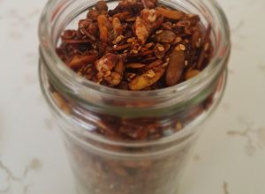 Una foto de Granola salada