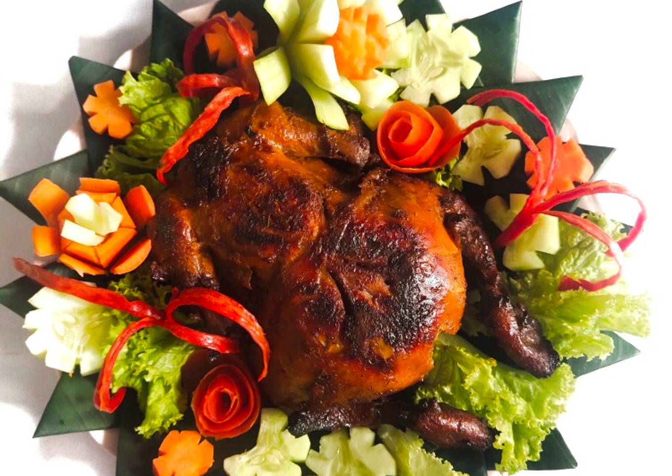 Ayam Bakar Iloni dengan Garnish