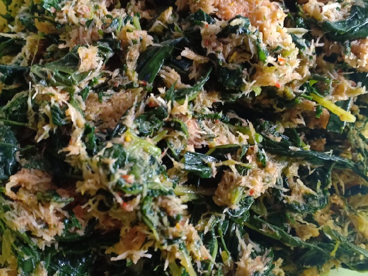 Cara Gampang Membuat Urap daun pepaya,bunga pepaya,&amp;amp;daun singkong anti pahit Anti Gagal