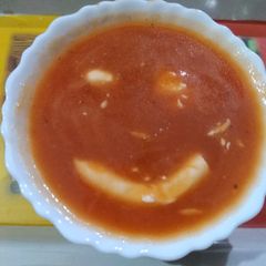 A picture of Carrot soup.