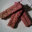 Barrita de avena, cambur y chocolate