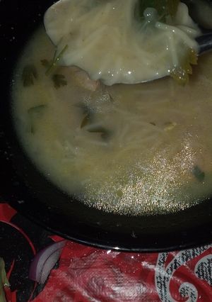 صورة لوصفة شوربة فرمسال بيضاء