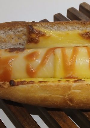 Una foto de Hot Dog Básico en Freidora de Aire