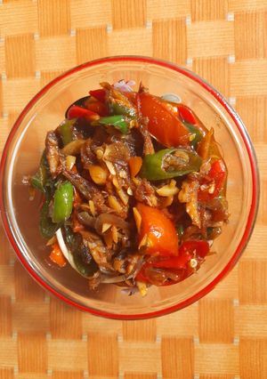 Foto resep Oseng Klotok Cabe Hijau