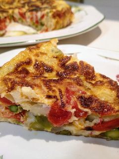 Una foto de Tortilla de verduras