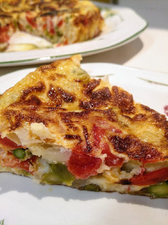 Una foto de Tortilla de verduras