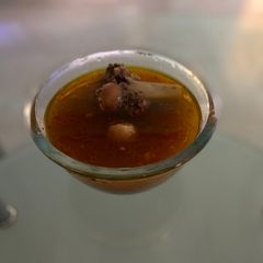 A picture of Mutton Bone Marrow soup.