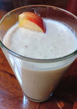 Una foto de Licuado de Manzana y Banana