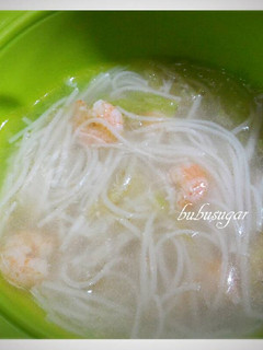 Foto resep Misoa Kuah Udang - Seafood (MPASI)