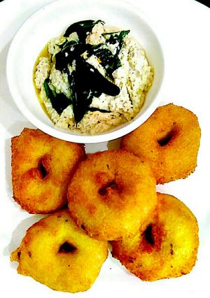 A picture of Poha & Oats Vada.