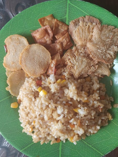 Foto resep Nasi Goreng Jagung, Jamur, Nugget