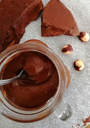Una foto de Pasta Gianduja (Nutella) casera, apta para keto