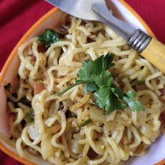 A picture of Masala Maggi.