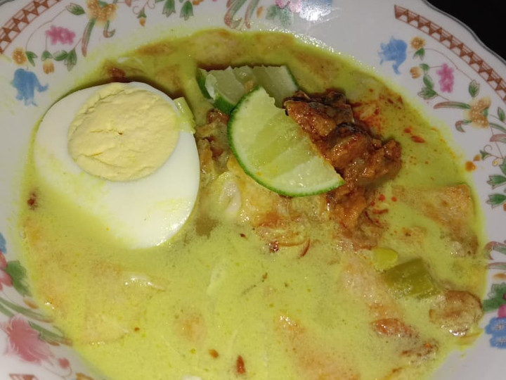 Langkah Mudah untuk Membuat Soto ayam kuah santan khas jawa, Enak