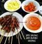 Ini dia! Resep praktis membuat Sate Daging Sapi Bumbu Kacang sajian Hari Raya  istimewa