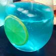 Butterfly pea honey drink