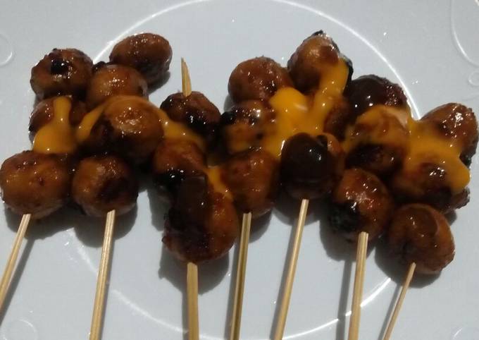 Resep Bakso Bakar Saos Barbeque Keju Oleh Laras Yunia Kurniawati Cookpad