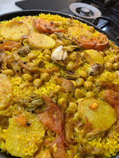 Una foto de Arroz al horno de cocido