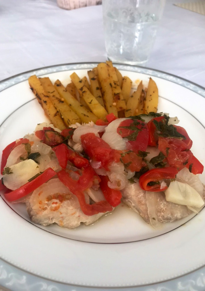 Una foto de Pescado al horno