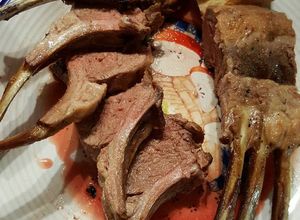 Hình của món Sườn Dê kiểu Pháp (Lamb Rack).
