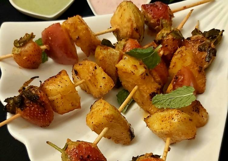 Easiest Way to Make Favorite Grilled Tandoori Fruits