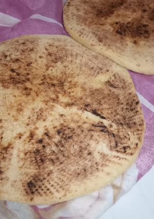 صورة لوصفة خبز خميرة او المطلوع او الكسرة