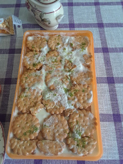 Una foto de Postre de limón y 3 leches