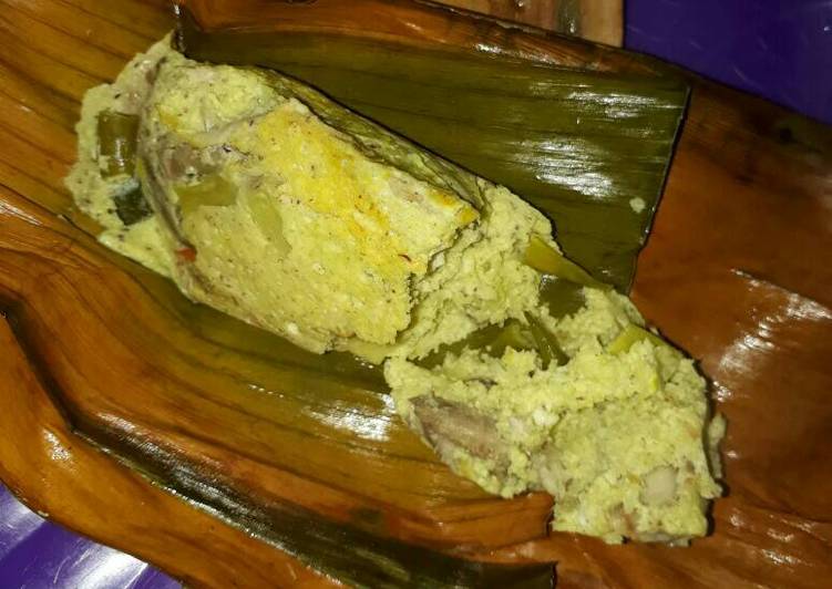 Botok tahu ikan cuek