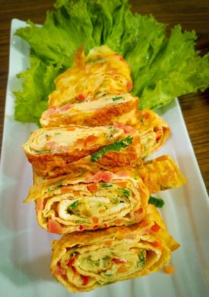 Foto resep Telur dadar gulung korea