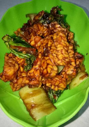 Foto resep Orek Tempe Simple With Pakcoy