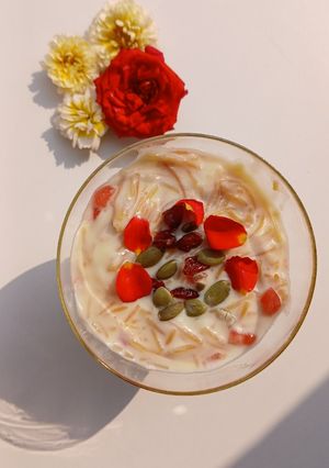 A picture of Refreshing Custard Seviyan.