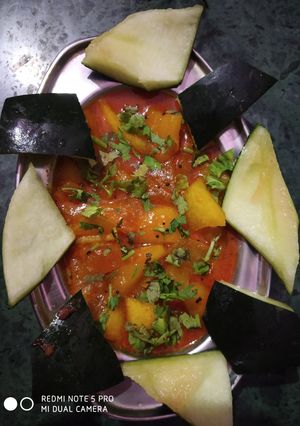 તરબુચ ની છાલ નું  શાક 🍲 રેસીપી મુખ્ય ફોટો