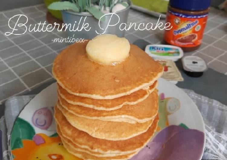 Buttermilk Pancake... tetap lembut setelah dingin