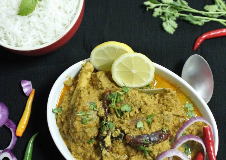 Recipe of Quick Mutton Posto