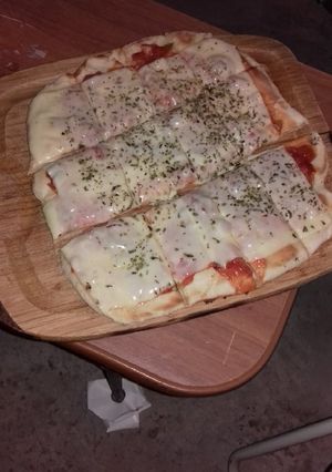 Una foto de Pizza a la parrilla