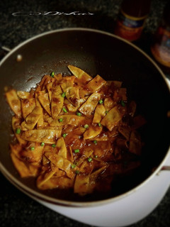 A picture of Stir Fry Broad Beans in Black Bean Sauce.