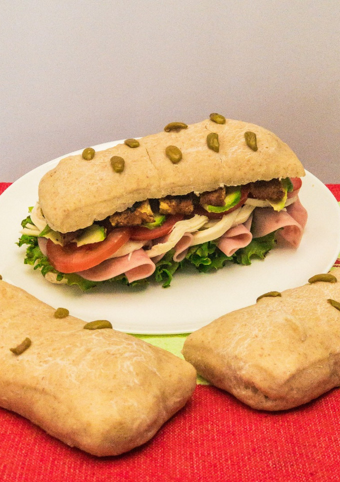 Una foto de Ciabatta artesanal